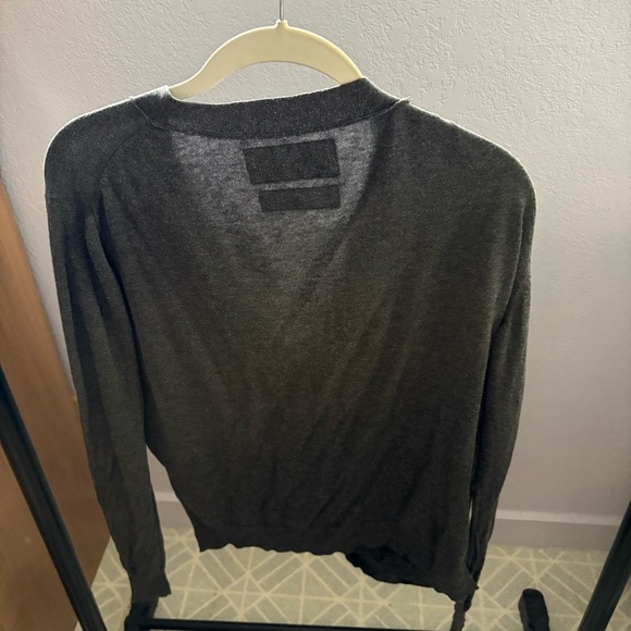 NEIGHBORHOOD Japan sz M Gray Light Weight Cardigan Vneck Long Sleeve - Picture 6 of 13